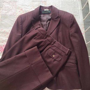 Suit - Vtg Brown Wool blend